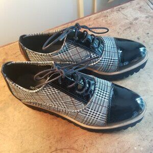 ALL BLACK platform shoes Anthropologie NWT 39/8.5